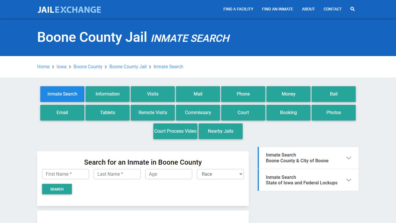 Boone County Jail, IA Inmate Search: Roster & Mugshots - Jail Exchange